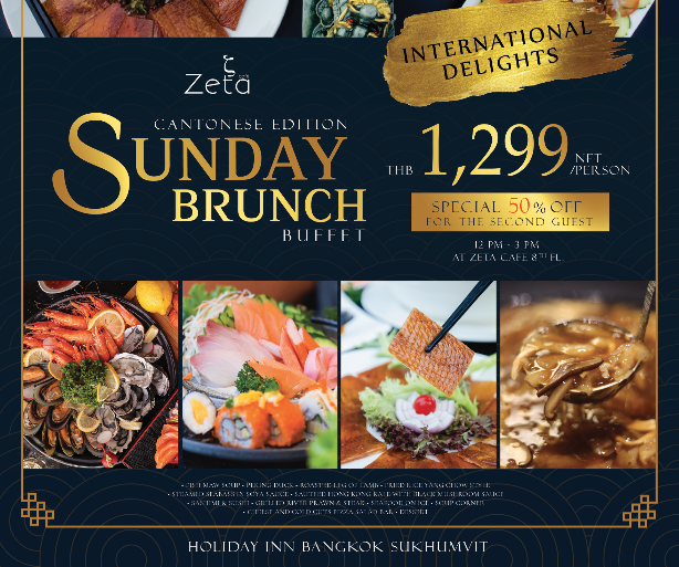 Sunday Brunch at Zeta Café, Holiday Inn Bangkok Sukhumvit